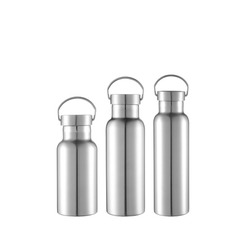 Frascos de vacío de pared doble Thermos Metal Botellas deportivas