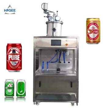 Small Manual Beer Can Filling and Sealing Machine