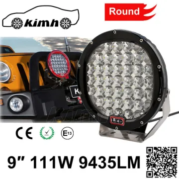 High Intensity Black Color Spot Beam 111W LED Driving Light