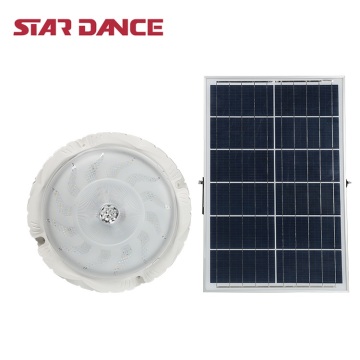 Lampu langit -langit surya LED tahan air IP66 yang cerdas dengan kontrol jarak jauh sensor gerak