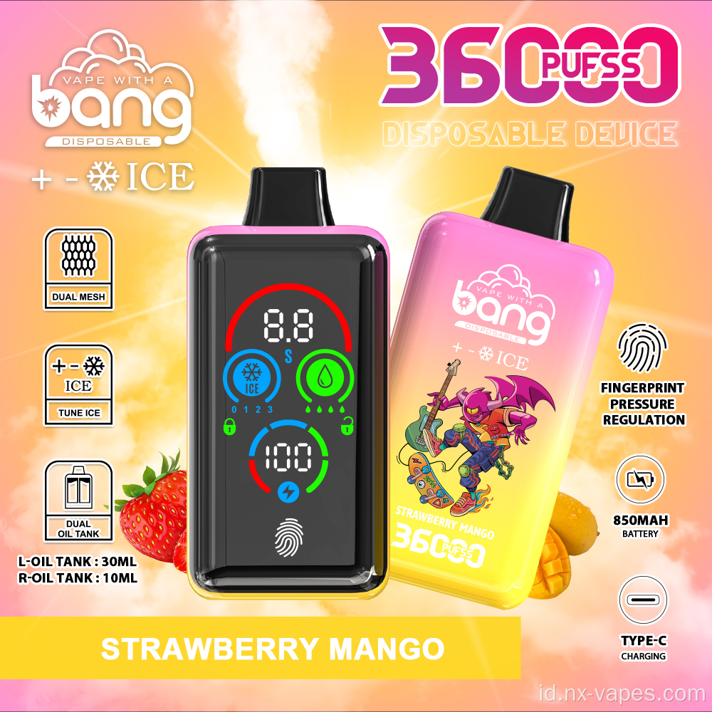 Puff 36k Bang 36000 Vape sekali pakai pod grosir