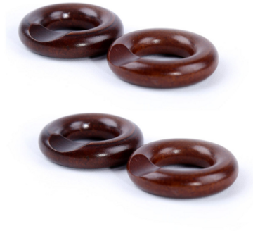 New Donuts Shaped Eco-Friendly Solid Wood Chopsticks Rack