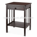 Bamboo Night Stand con cajones y estantes de almacenamiento Multipurpose End side table Muebles para el hogar, color natural