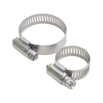Adjustable 304 Stainless Steel Worm Gear Hose Clamp