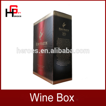 Trade Assurance Custom Decorate Luxury Design Cardboard Paper Wine Box Single Bottle Wine Holder
