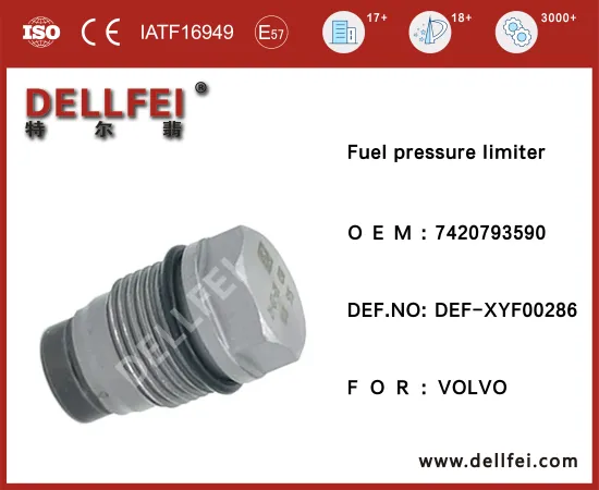 High Quality New Fuel Common Rail Pressure Limiter Control Valve 7420793590 for VOLVO