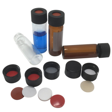 Glas Autosampler Flaskor med 13mm Ptfe Silicone Septa