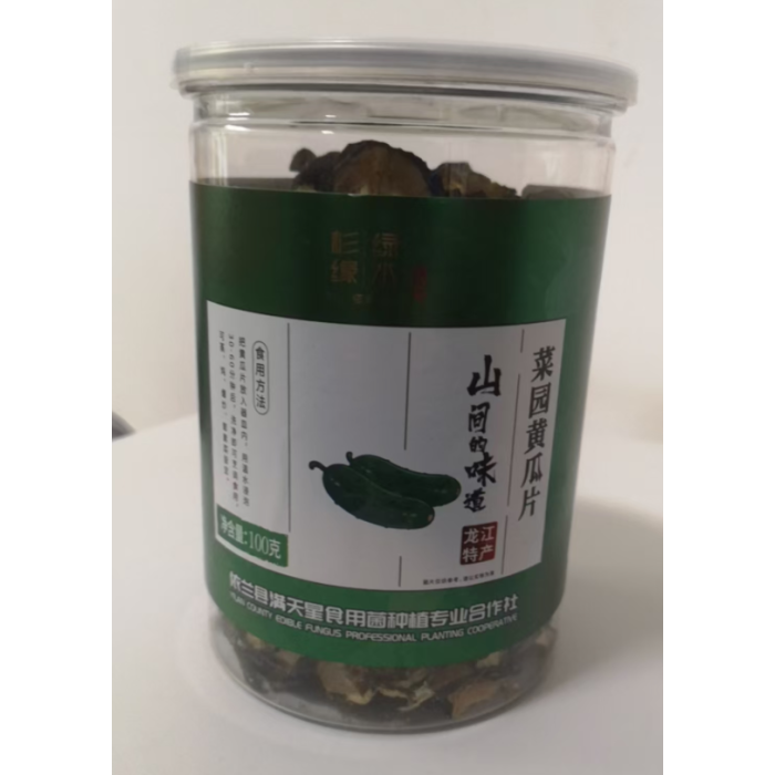 100 gramas de fatias de pepino seco