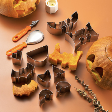 Vente chaude en ligne: outil de gravure de lampe à citrouille Halloween en acier inoxydable pour les enfants bricolage