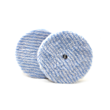 Shiner Auto 5 Inch Synthetic Wool Microfiber Polishing Pads for Car Detailing and Waxing