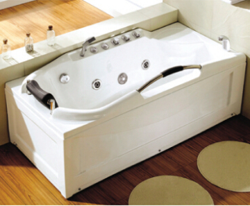 CE Strong Enforced Acrylic One Person Massage Bathtubs