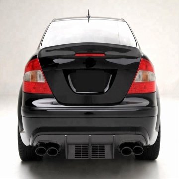 Kohlefaser -Heckdiffusor für Benz W209 CLK 63 AMG Black Series - Schwarz