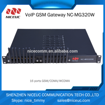SMS Gateway with 16 sim cards 32 channels gsm product