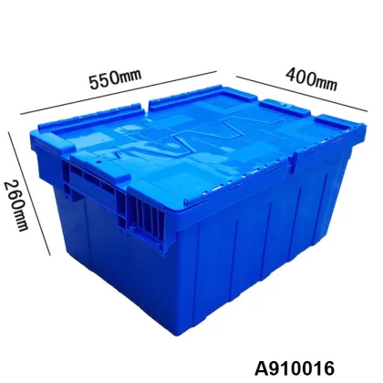Modern Large Capacity Logistics Turnover Box: Rectangle Design with Injection Technology