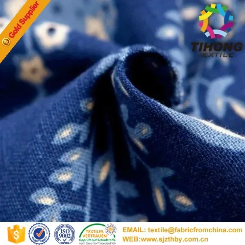 chinese 2016 hot sale polyester cotton textile fabrics for bed covers