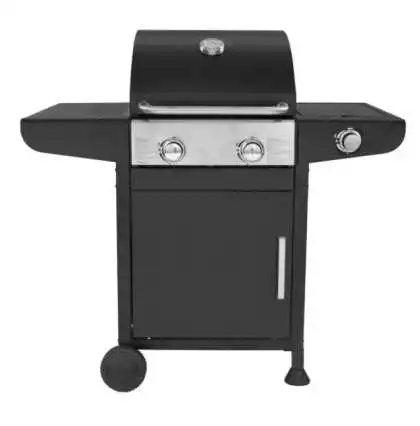 Factory Custom High Quality Gas Grill With Side Burner For Outdoor Steel Trolley Bbq Grill