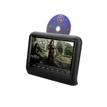 9 -Zoll -Auto -DVD -Kopfstützen -Monitor mit Leder -Reißverschluss, USB, SD, FM, IR -Audio