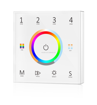 RF2.4G Wireless Remote Control LED dimmers untuk Skydance T25-1 RGB+CCT dengan baterai AAA