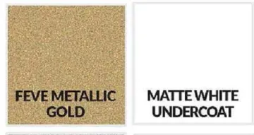 Metallic Gold Aluminium Sheet