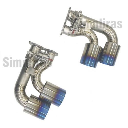 Ferrari 430 F430 05-09 AVT-Titan-Auspuff mit Ventilen