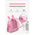 Custom cute kitten plush backpack for children fashion school for children fashion school bag primary hot plush bag for children