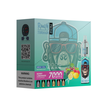 Atacado Randm Tornado 7000 Puffs Disponível Vape Top