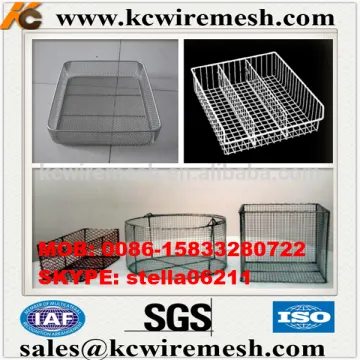 Manufacturer!!!!! KANGCHEN metal wire basket plastic coated wire baskets wire storage basket