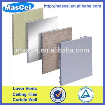 Aluminium cladding wall panel and building wall cladding material