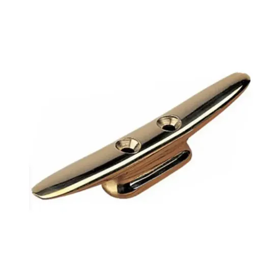 Closed Base Brass Boat Cleats