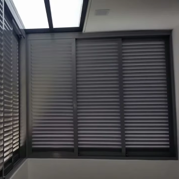 Aluminum Alloy Louver Windows for Hotels with Horizontal Opening