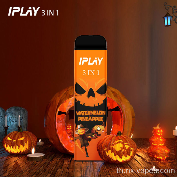 iplay 3 ใน 1 3000 พัฟแบบใช้แล้วทิ้ง vape