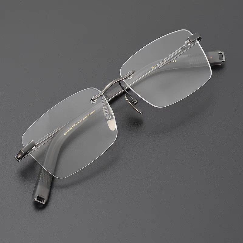 designer rimless glasses