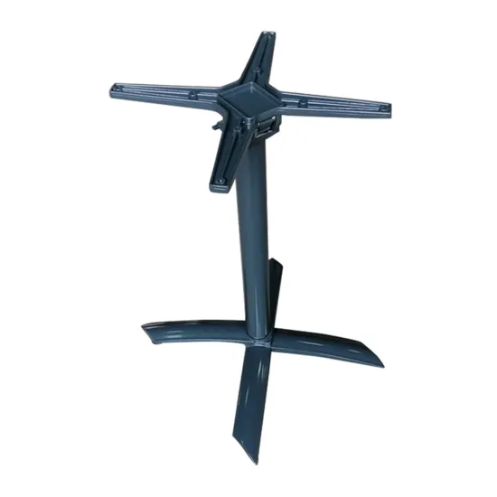 Modern Style Aluminum Stackable Folding Outdoor Table Base