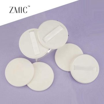 Custom Wholesale White Round Powder Puff with Box