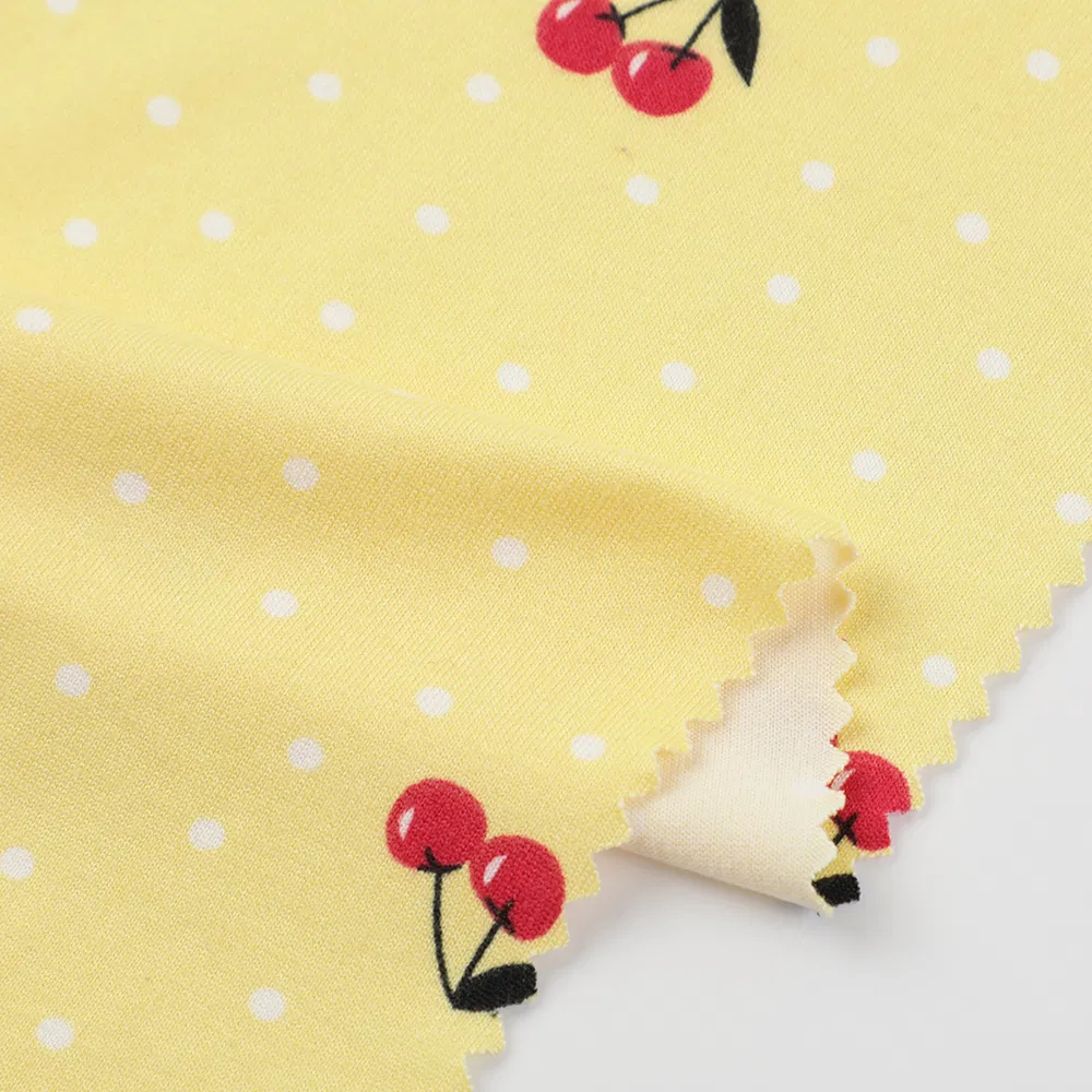 ผ้าถักสแปนเด็กซ์ขัดเงา DTY