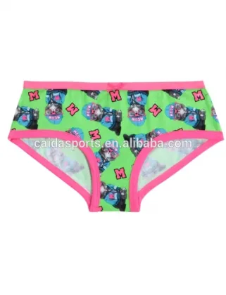 Lace decrorated design girls under panties underwear