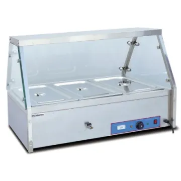 Table Counter Top 4 Bain Marie Stainless Steel Electric Food Warmer