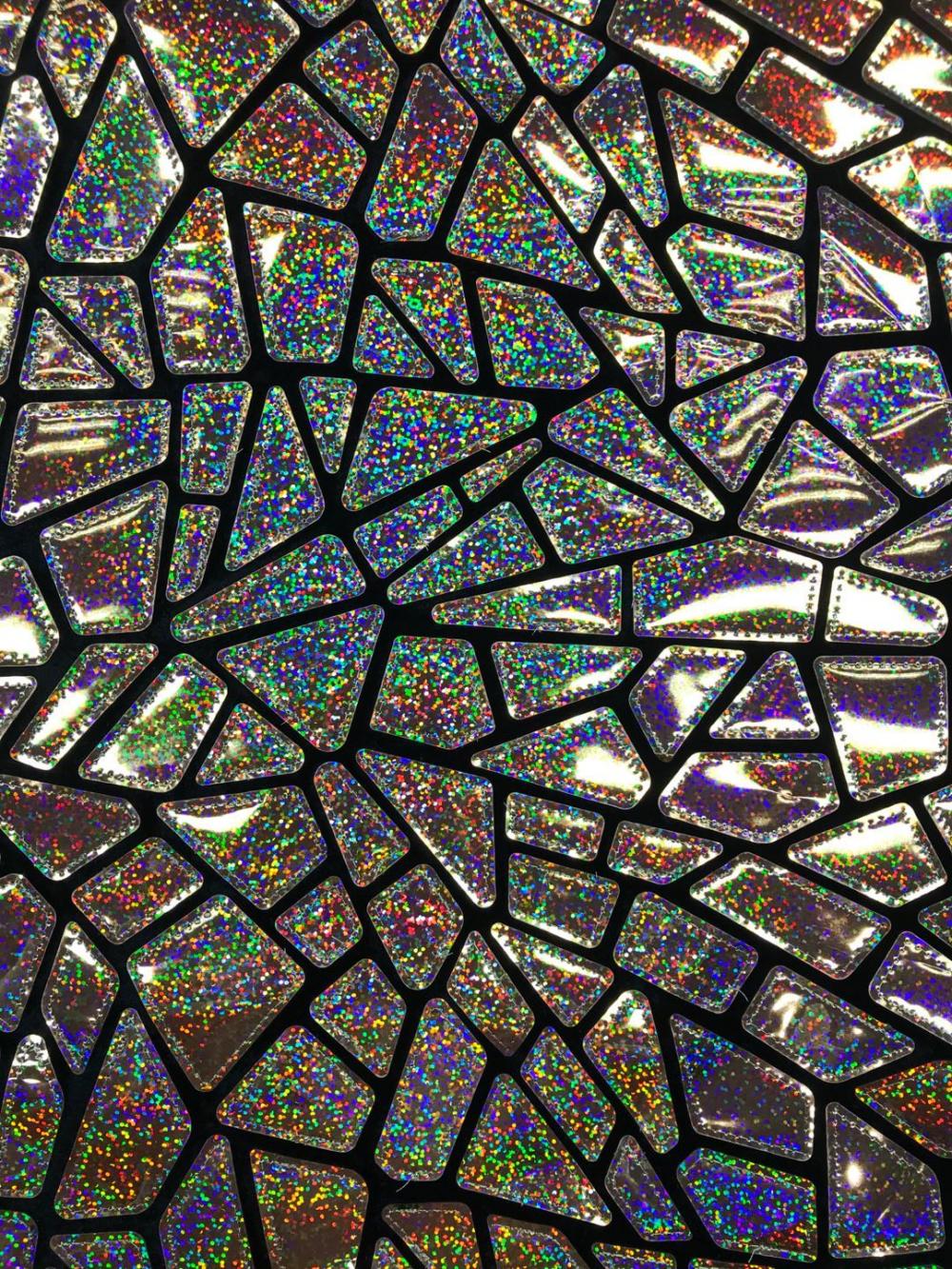 Shiny Laser Lint Embroider Fabric