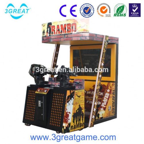 Hottest play rambo video shooting game machine