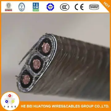 5kv Polyimide-F46 and Epr Insulated Lead Sheathed Galvanized Steel Flat Copper Esp Cable