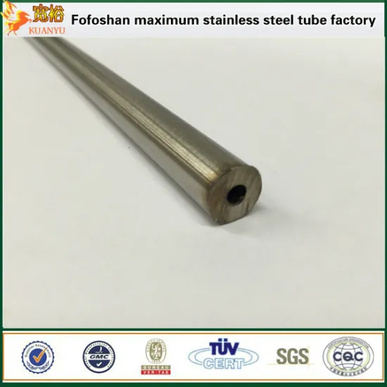 304 ss small diameter thick wall stainless steel capillary tube for industry