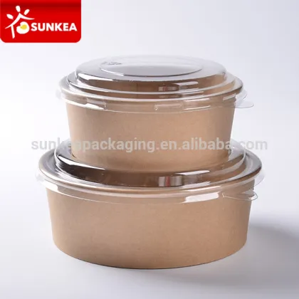 Disposable custom printed paper food packaging cup