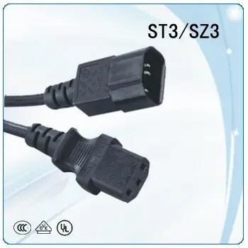 computer connector , Computer Power IEC Connector,computer main power cord