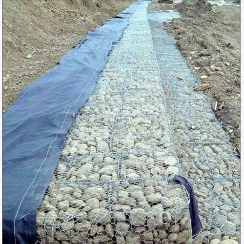 صندوق القفص الحجري Gabion ، مربع PVC Gabion