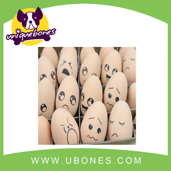 pet toy eggs Solid rubber bouncing ball pet products