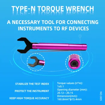 Type-N Torque Wrench Calibrated To 1N. M Protect Instrument Joints 20mm