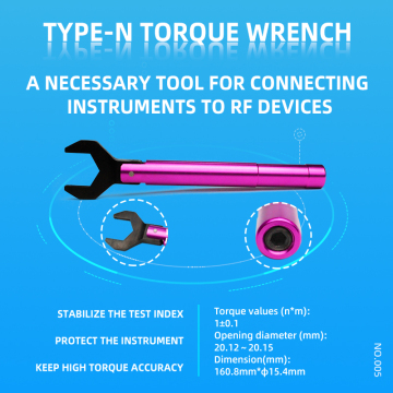 Type-N Torque Wrench Calibrated To 1N. M Protect Instrument Joints 20mm