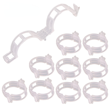 Plastic Plant Support Clips - Reusable Grafting and Fixing Tool for Plants and Vegetables