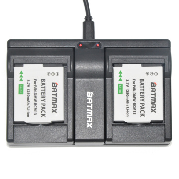 DMW-BCM13E DMW-BCM13 BCM13 Battery Dual Channel Charger for Panasonic Lumix ZS40 / TZ60, ZS45 TZ57, ZS50 / TZ70, ZS27,TZ37,TZ41