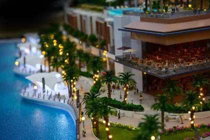 real estate scale model for Hotel